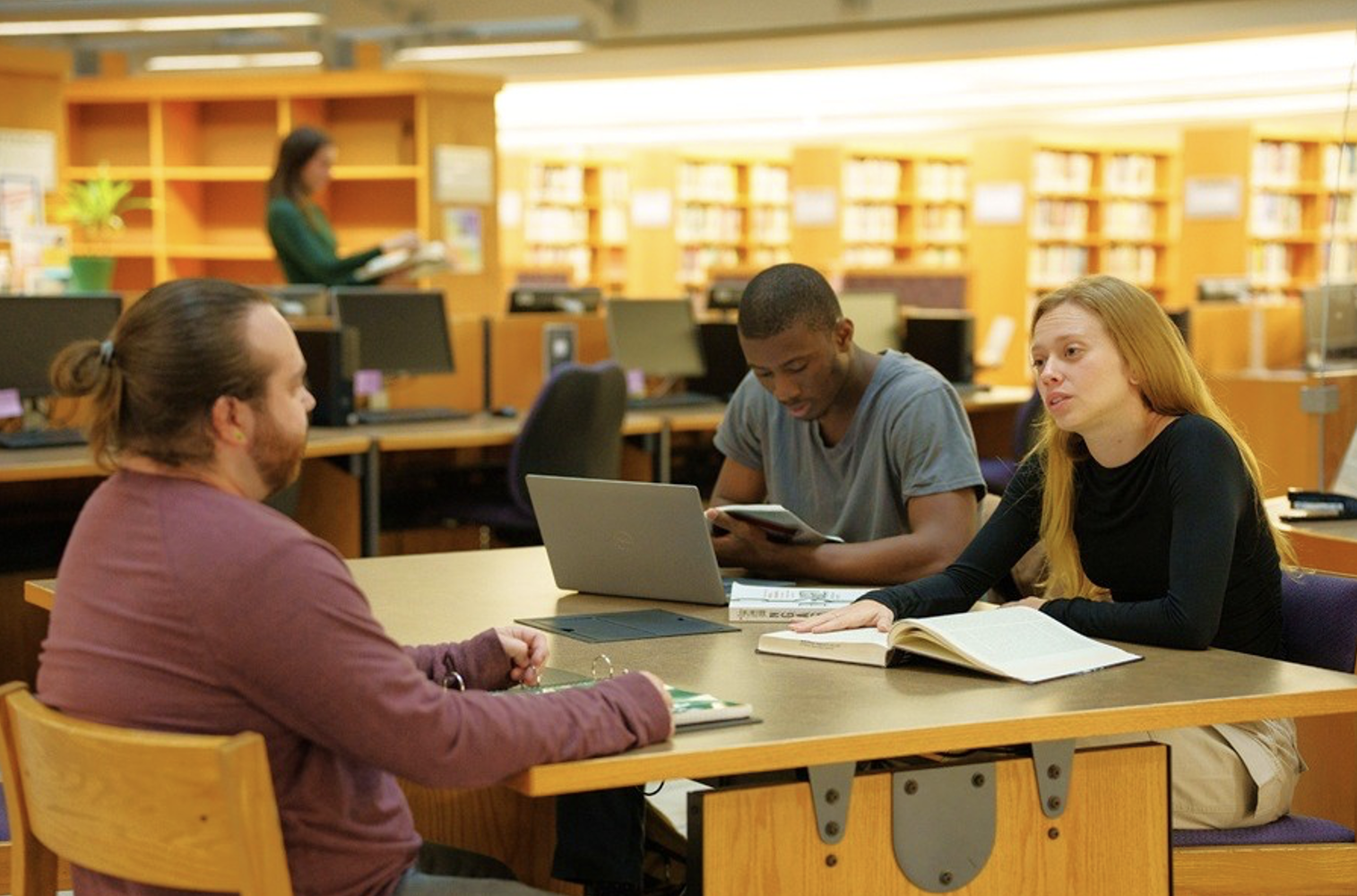 Students in Library