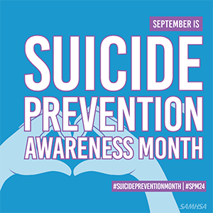 Suicide Prevention Month logo