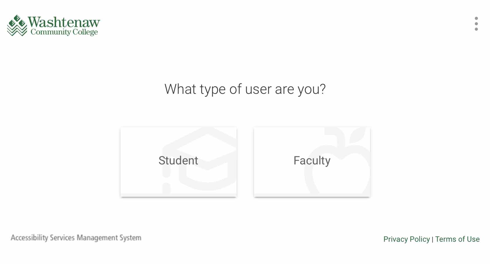 faculty student select